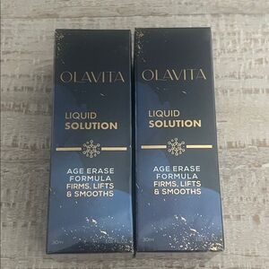 2x OLAVITA Liquid Solution Age Erase Formula 1.01oz / 30ml Exp 2/2029 - New!!
